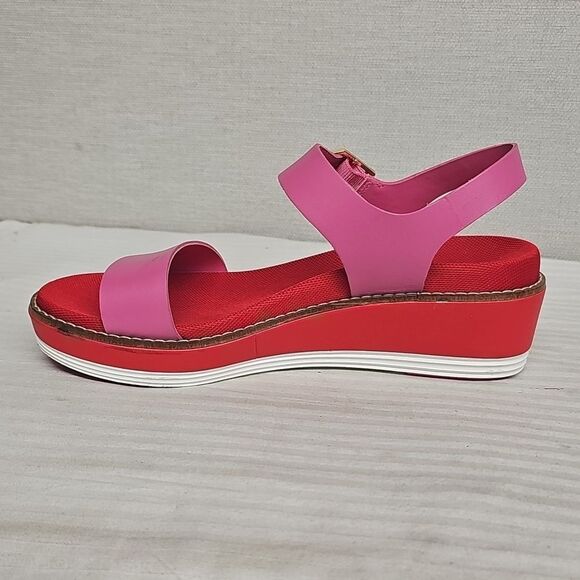 COLE HAAN ORIGINALGRAND FLATFORM WEDGE SANDALS BFPM-04-306 - Picture 4 of 9